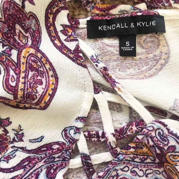 Kendall & Kylie Paisley Romper Small - Picture 5 of 5